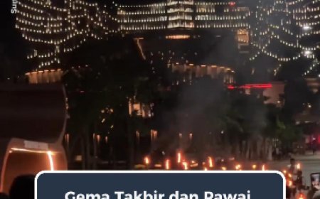 Pawai Takbir dan Obor Meriahkan Malam Lebaran di IKN