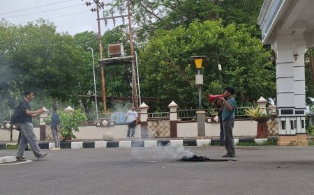 HMI Cabang Berau Gelar Aksi, Tuntut Pemkab Berau Tegakan Aturan Soal Lingkungan