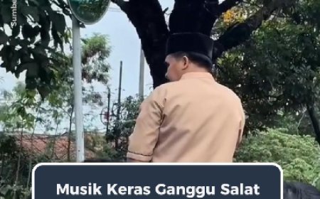 Musik Keras Ganggu Salat Ied, Warga di Bandung Ditegur