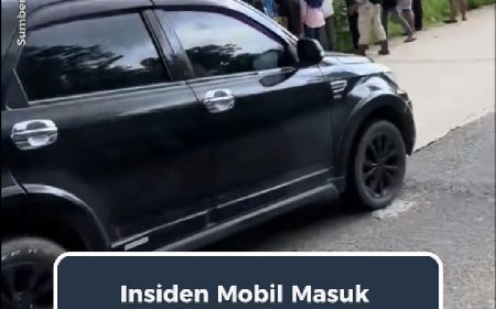 Insiden Mobil Keluar Jalur dan Masuk Kebun Sawit di Ruas Jalan Biduk-Biduk – Kaubun