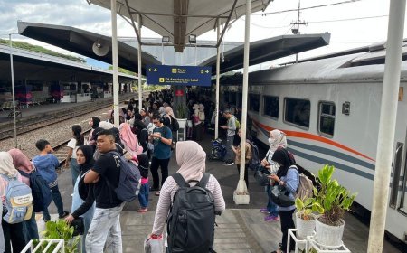Ratusan Ribu Kursi Kereta Api Masih Tersedia untuk Arus Balik Lebaran