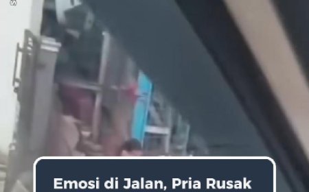 Emosi di Jalan, Pria Rusak Mobil di Ciamis Berujung Damai