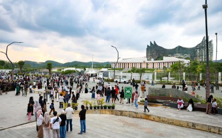 Lebih dari 350 Ribu Pengunjung Padati IKN Selama Libur Panjang