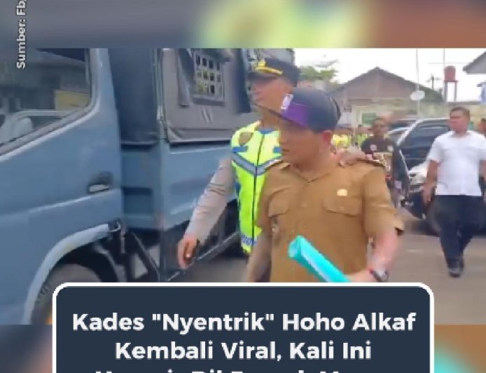 Kades Purwasaba Hoho Alkaf Viral Usai Dikerumuni Massa