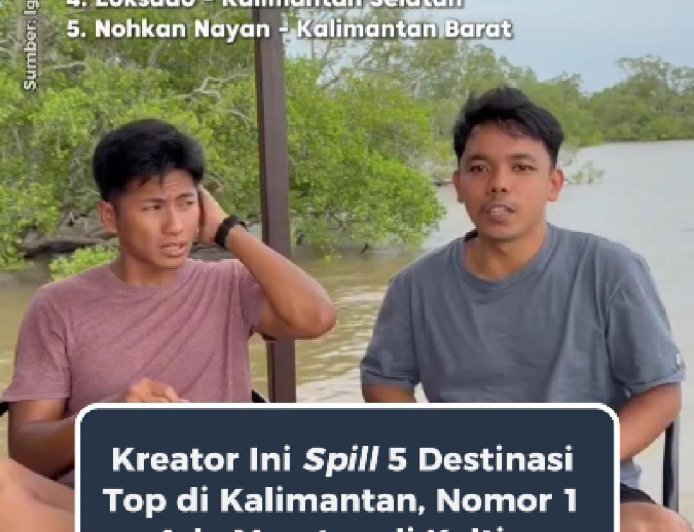 5 Destinasi Wisata dari Tiap Provinsi di Kalimantan Versi Kreator