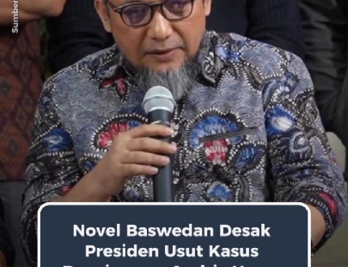 Novel Baswedan Kecam Serangan Air Keras terhadap Aktivis