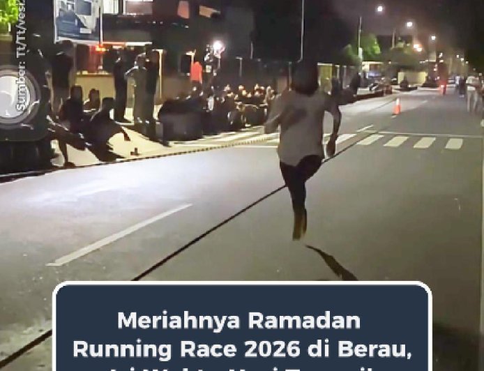 SAPMA Pemuda Pancasila Berau Gelar Ramadhan Running Race 2026