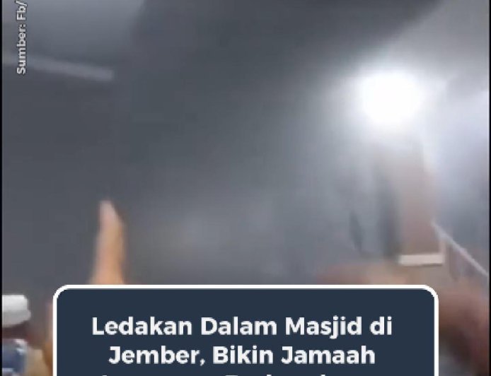 Ledakan Terjadi Saat Tarawih di Masjid Alhabsyi Jember, Polisi Selidiki Penyebab