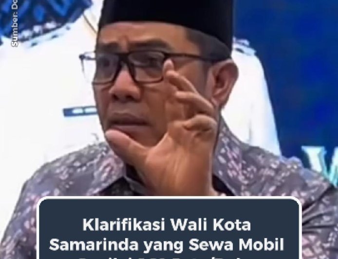 Wali Kota Samarinda Klarifikasi Sewa Mobil Mewah untuk Tamu VIP