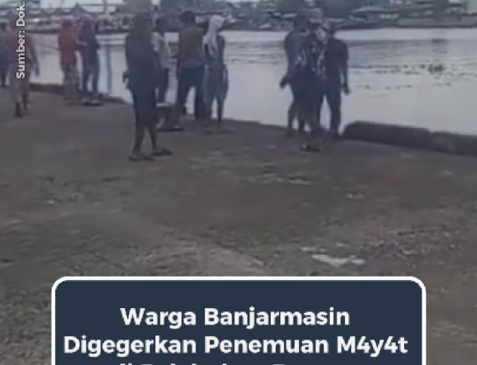 Penemuan Mayat di Sungai Martapura, Banjarmasin