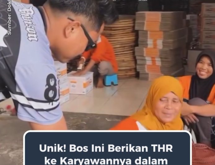 THR Dibungkus Es Batu, Unik Tapi Picu Pro-Kontra