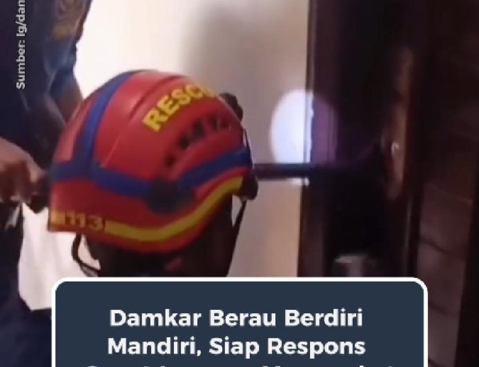 Damkar Berau Berdiri Mandiri, Langsung Tunjukkan Respons Cepat