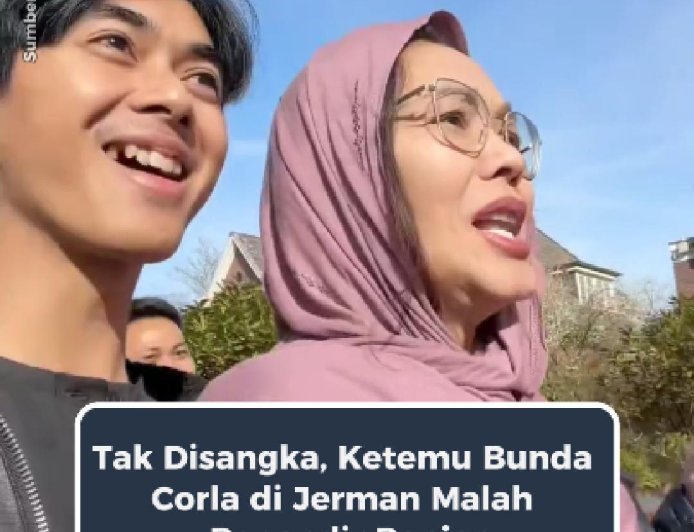Tak Disangka, Ketemu Bunda Corla di Jerman Malah Bepandir Banjar