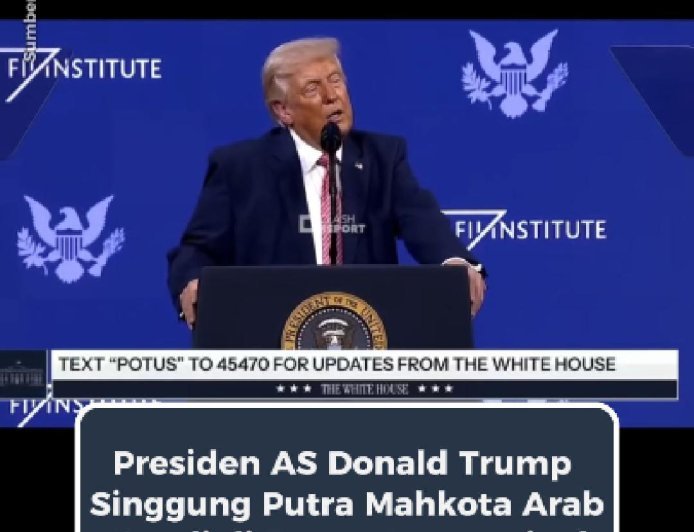 Pernyataan Kontroversial Trump ke MBS Tuai Sorotan di Forum