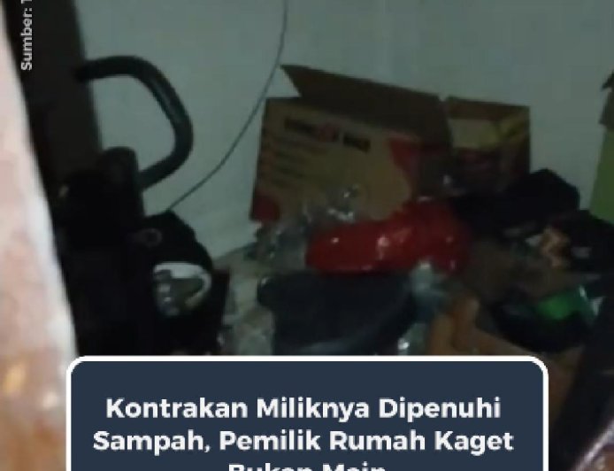 Kontrakan Penuh Sampah di Tangsel Viral, Penghuni Disebut Tertutup