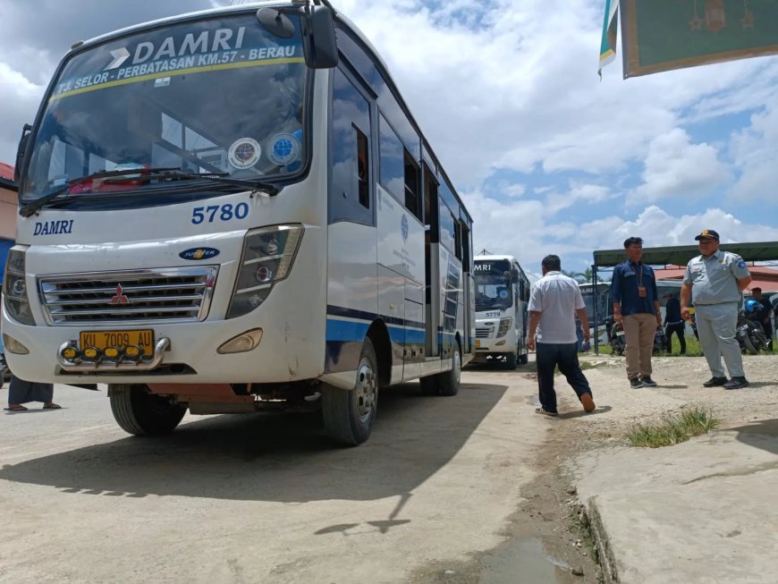 Dishub Berau Siapkan Transportasi dan Lakukan Ramp Check Bus Jelang Mudik Lebaran 2026