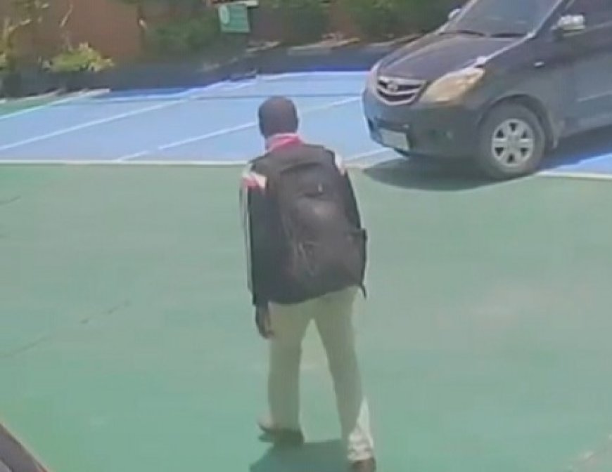 Seorang Pria Ngamuk di Kantor Pengadilan Tanjung Redeb, Bawa Senjata Tajam