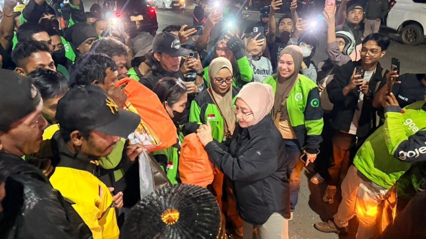 Aksi Nyata Bupati Berau: Turun ke Pangkalan, Bagi Sembako Hingga Serap Aspirasi Driver Ojol