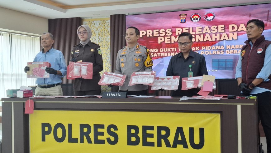 Lolos Dua Kali ke Samarinda dan Makassar, Kurir Sabu 10 Kg Akhirnya Takluk di Tangan Reskoba Berau