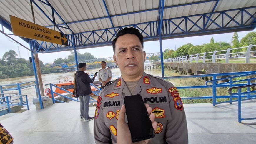 Satpolairud Polres Berau Siagakan Pasukan di Tanjung Batu-Derawan Guna  Amankan Rute Baru