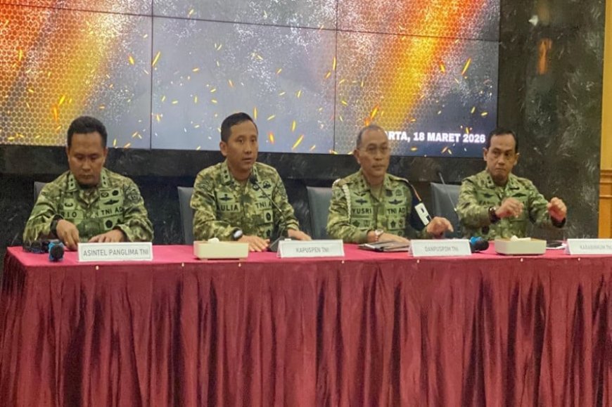 Puspom TNI Resmi Tetapkan 4 Anggota Jadi Tersangka Kasus Air Keras Andrie Yunus