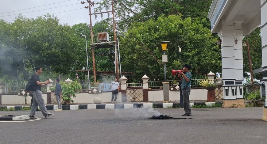 HMI Cabang Berau Gelar Aksi, Tuntut Pemkab Berau Tegakan Aturan Soal Lingkungan