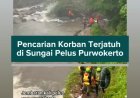 Pencarian Korban Terjatuh di Sungai Pelus Purwokerto