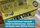 Susu Kemasan Tampak Tidak Kadaluarsa, Namun Berbeda Saat Dilihat Isinya