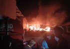 Kantor PT Tumbun Surya di Gunung Tabur Ludes Terbakar, Diduga Akibat Korsleting Listrik