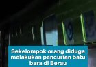 Maling Batu Bara Tertangkap Basah