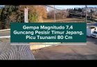 Gempa Magnitudo 7,4 Guncang Pesisir Timur Jepang, Picu Tsunami