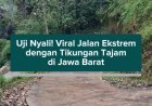 Uji Nyali! Viral Jalan Ekstr3m dengan Tikungan Tajam di Jawa Barat