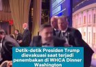 Detik-detik menegangkan Donald Trump Dit3mb@k