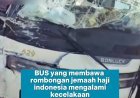 Bus Jemaah Haji Indonesia Kecelakaan