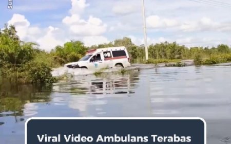 Viral Video Ambulans Terabas Banjir di Banjar, Netizen Sempat Salah Paham