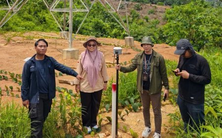 PLN UIP KLT dan Kantah Berau Rampungkan Pemetaan Jalur SUTT Tanjung Redeb – Talisayan