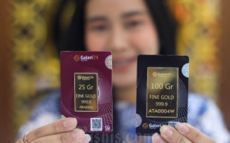 Harga Emas Antam di Pegadaian Anjlok Rp67.000 per Gram, Ini Daftar Lengkapnya!