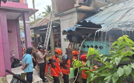 Diduga Korsleting Listrik, Satu Rumah di Sambaliung Berau Terbakar