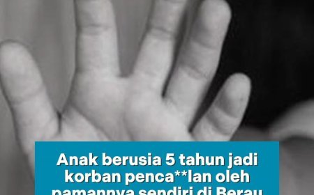 Dunia anak di Kabupaten Berau kembali dilanda kabar menyayat hati