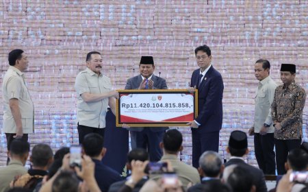 Kejagung Setor Rp11,4 Triliun ke Kementerian Keuangan
