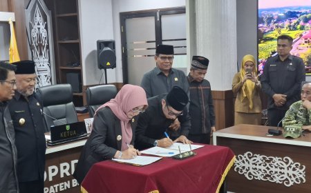 DPRD dan Pemkab Berau Sepakati 8 Raperda Tahun 2026