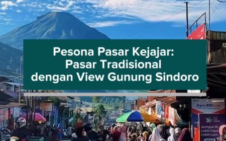 Pesona Pasar Kejajar: Pasar Tradisional dengan View Gunung Sindoro