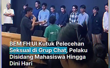 Geger Dugaan Pelecehan di Grup Chat, Sejumlah Mahasiswa FH UI Minta Maaf Secara Terbuka