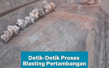 Detik-detik Proses Blasting Pertambangan