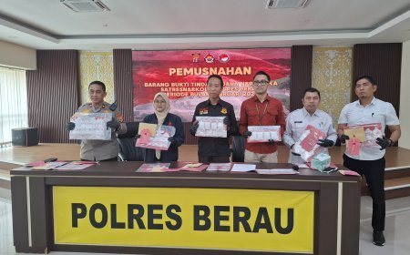Kasus Narkoba Anak Legislator Berau Masuk Tahap Pemusnahan Barang Bukti