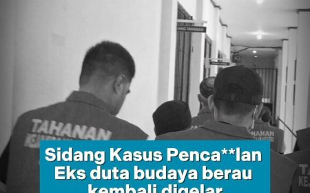 Sidang P3nc4bul@n Eks Duta Budaya Berau Kembali Digelar