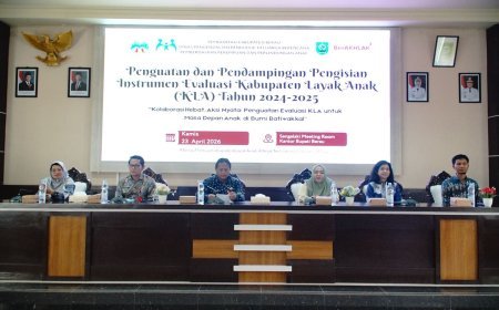 Evaluasi KLA Berau, Sekda Minta Perangkat Daerah Fokus pada Penguatan Indikator Lemah