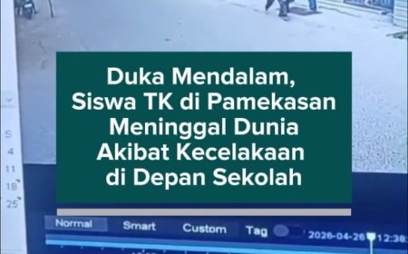 Duka Mendalam, Siswa TK di Pamekasan Meninggal Dunia Akibat Kecelakaan di Depan Sekolah