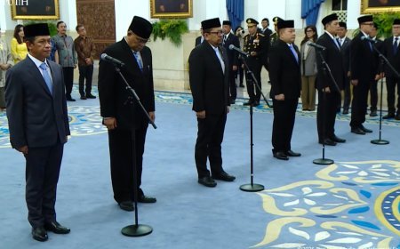 Presiden Prabowo Lantik Enam Pejabat Strategis Baru