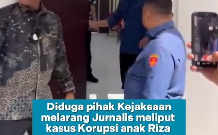 Diduga Pihak Kejaksaan Melarang Media Meliput kasus Korupsi anak Riza Chalid